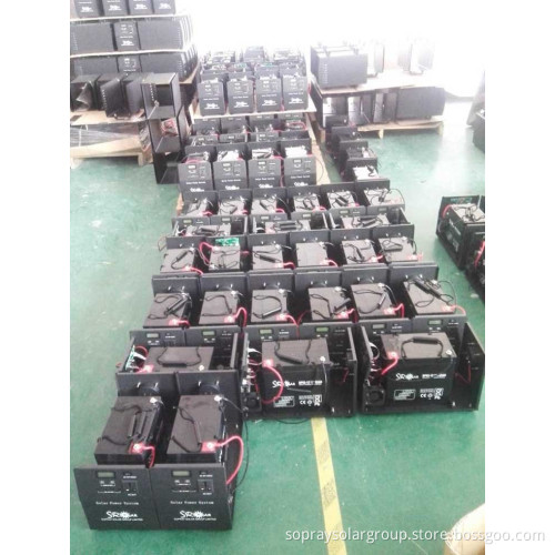Portable solar panel system, all in one power generation system